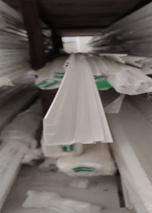 112mm Door Sash Cover UPVC Profile