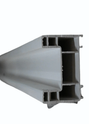 62mm Two Track Window Frame UPVC Profile