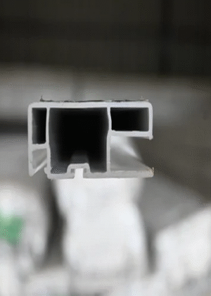 52mm UPVC Mesh Sliding Profile