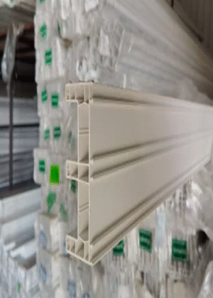 112mm 3 Track UPVC Profile