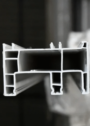 82mm 2.5 Track UPVC Window Profile