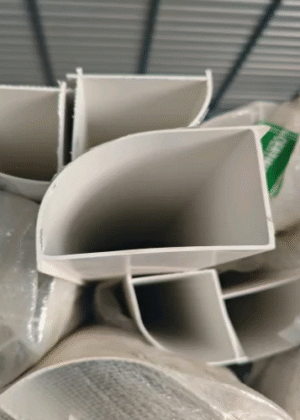 80mm & 60mm Bay Corner Fenstas UPVC Profile