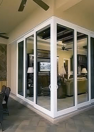 Corner UPVC Sliding Doors
