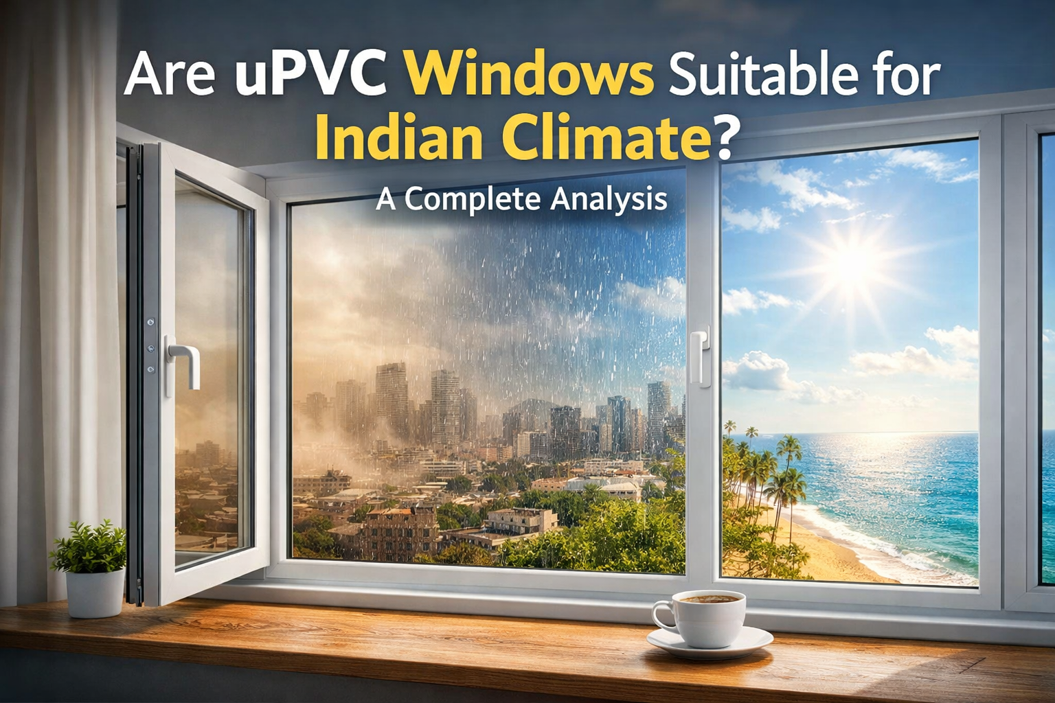 uPVC windows insulation and weather resistance for Indian homes